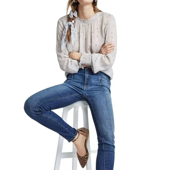 Pilcro & The Letterpress Size 27 High Rise Denim Legging Stretch - Picture 12 of 16